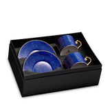 Lapis Tea Cup + Saucer (Set of 2) - L'OBJET