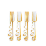 Spirale Cocktail Forks (Set of 4)