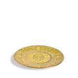 Fortuny Orsini Yellow Dessert Plates (Set of 4)