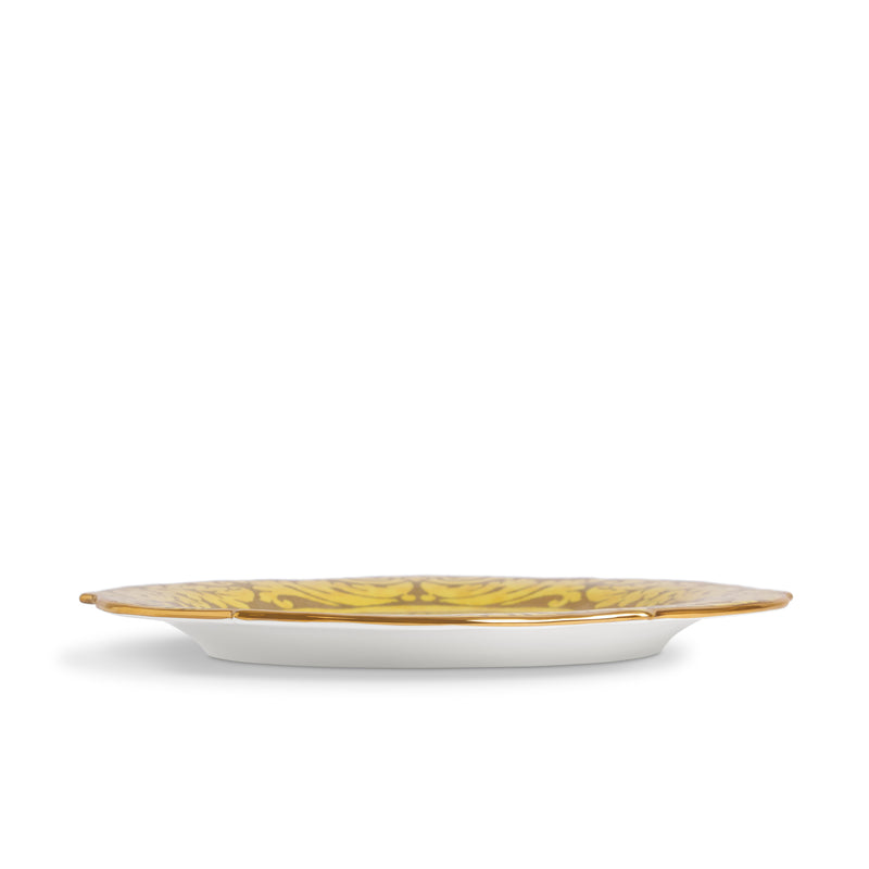 Fortuny Orsini Yellow Round Platter - Large