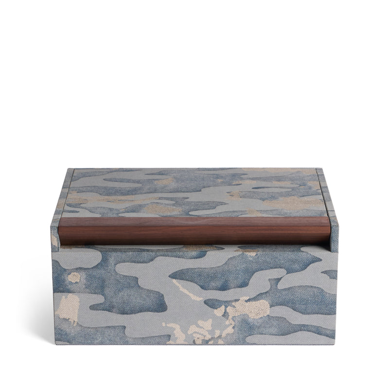 Fortuny Box - Camo Isole/Faded Blue