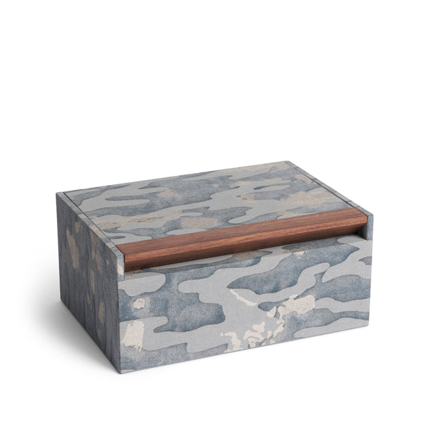 Fortuny Box - Camo Isole/Faded Blue