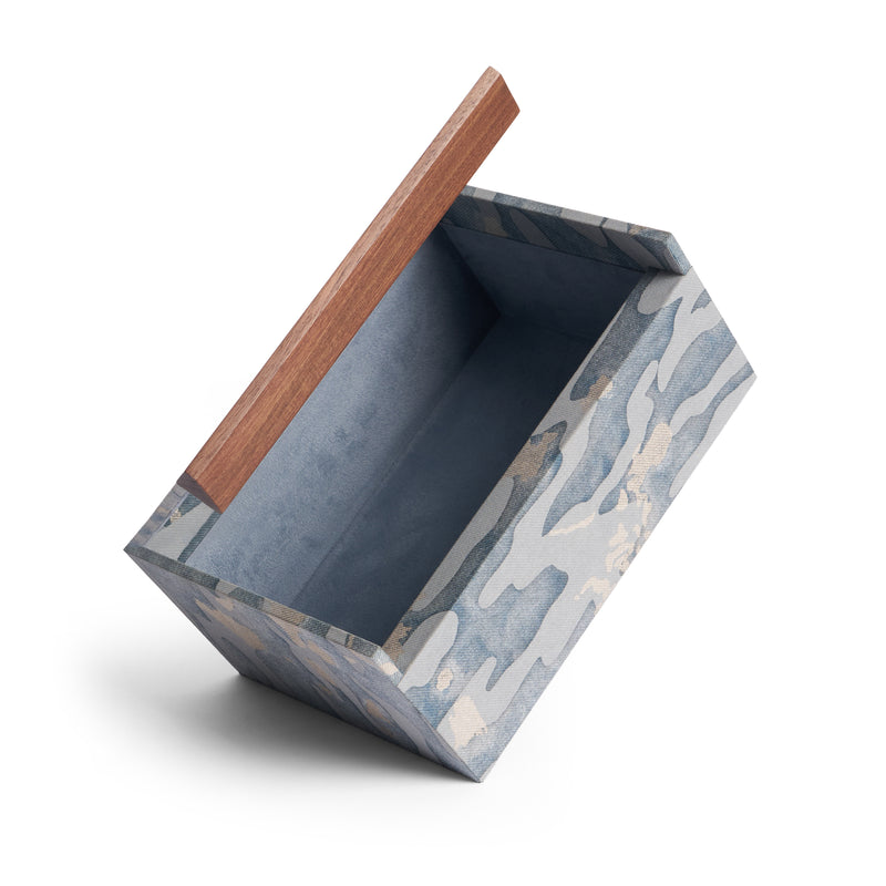 Fortuny Box - Camo Isole/Faded Blue
