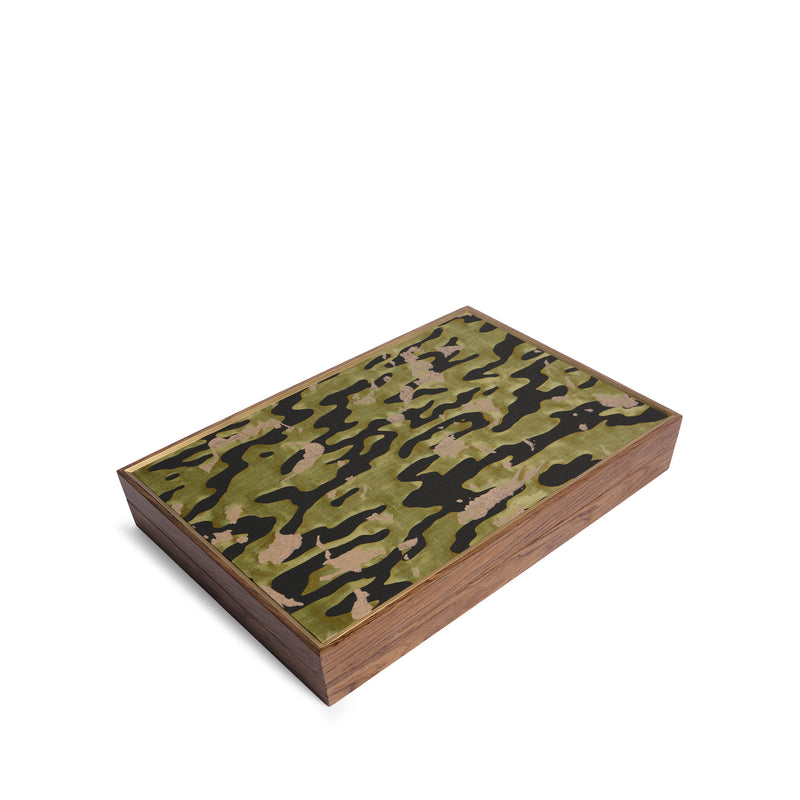 Fortuny Backgammon - Camo Isole/Military Green