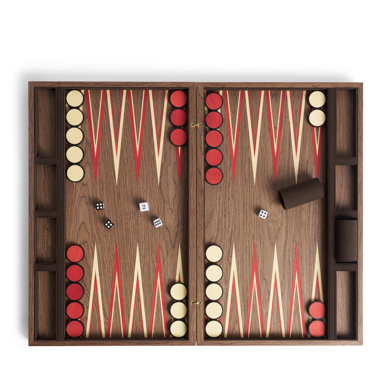 Fortuny Backgammon - Laotze/Oxblood Spice