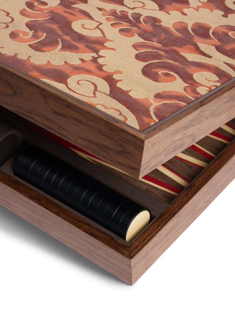 Fortuny Backgammon - Laotze/Oxblood Spice