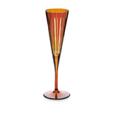 Prism Champagne Flutes - Amber (Set of 4)