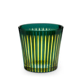Prism Ice Bucket + Tongs - Green