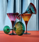 Prism Martini Glasses - Assorted (Set of 4)