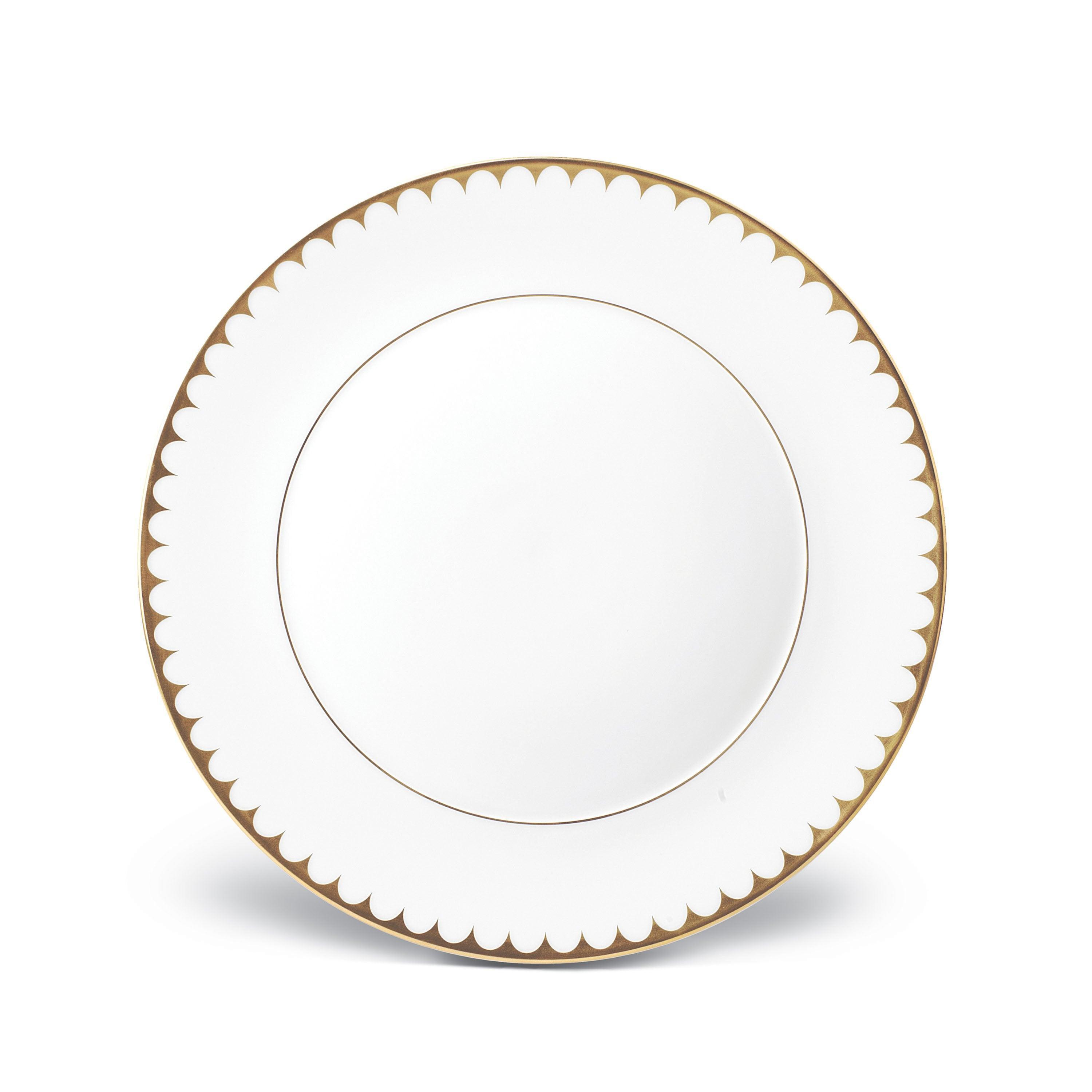 Aegean Filet Dinner Plate - Gold - L'OBJET