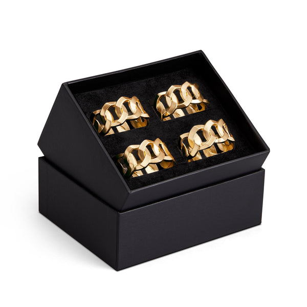 Cuban Link Napkin Rings - L'OBJET