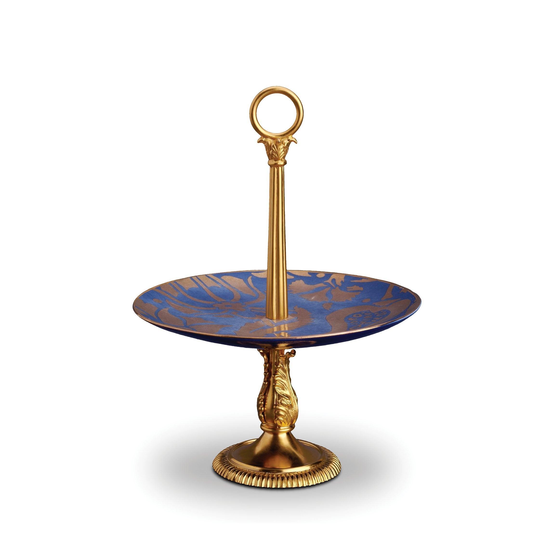 Fortuny Melagrana Dessert Server - Blue - L'OBJET
