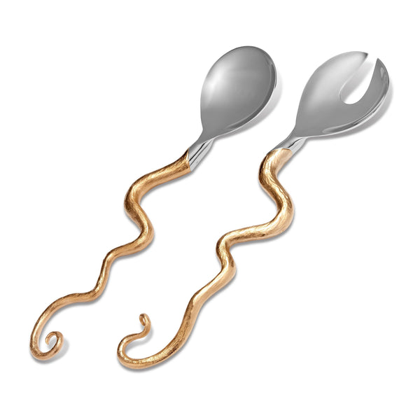 Haas Twisted Horn Serving Set (2 Piece Set) - L'OBJET