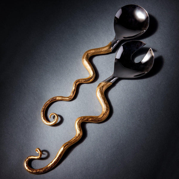 Haas Twisted Horn Serving Set (2 Piece Set) - L'OBJET