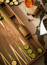 Fortuny Backgammon - Camo Isole/Military Green