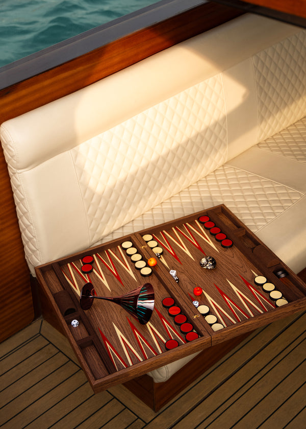 Fortuny Backgammon - Laotze/Oxblood Spice