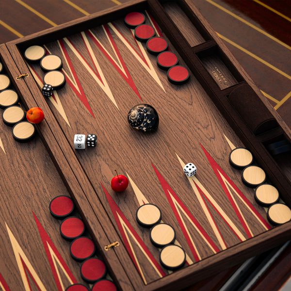 Fortuny Backgammon - Laotze/Oxblood Spice
