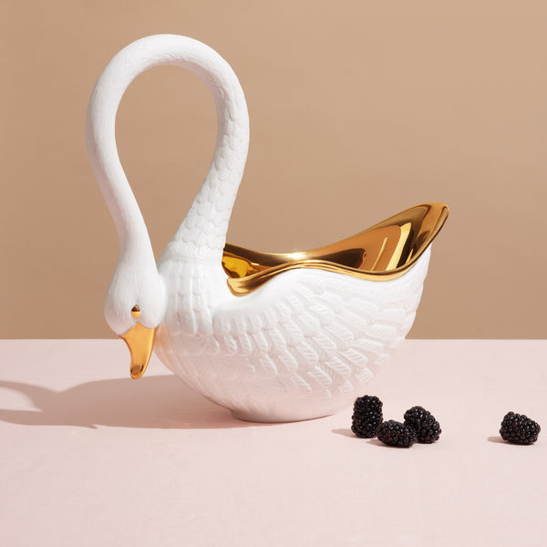 Swan Bowl - Large - White