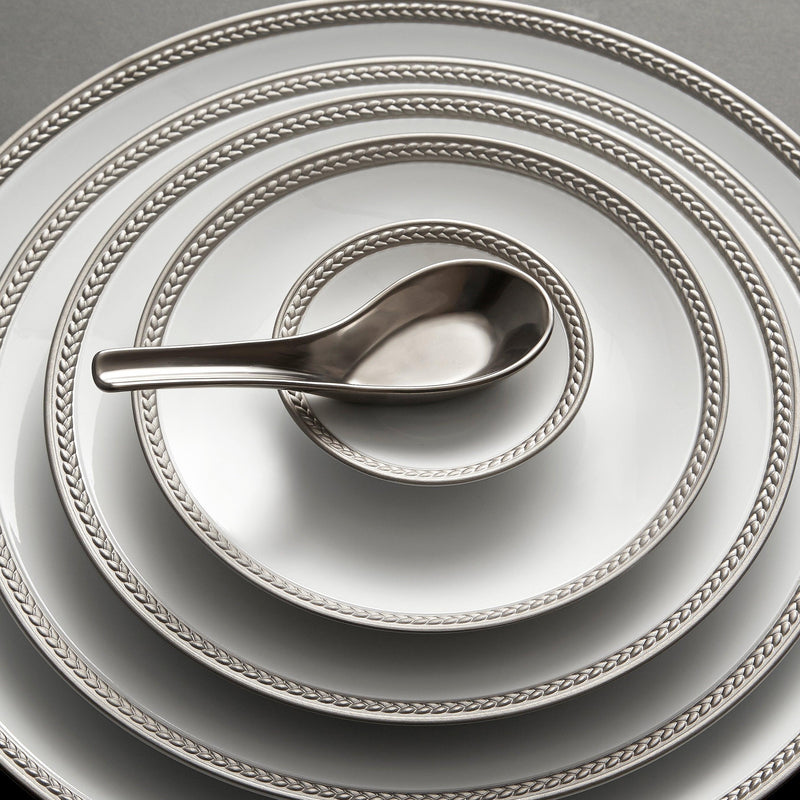 Soie Tressée Sauce Dish + Spoon Rest - L'OBJET